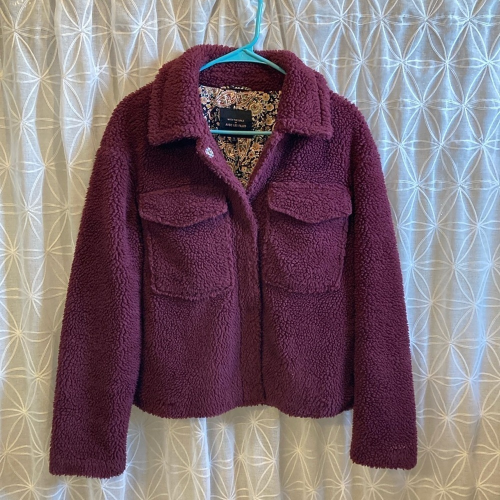 Avec Les Filles Sherpa Jacket